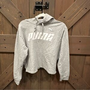 Puma Women’s Light Gray Hoodie